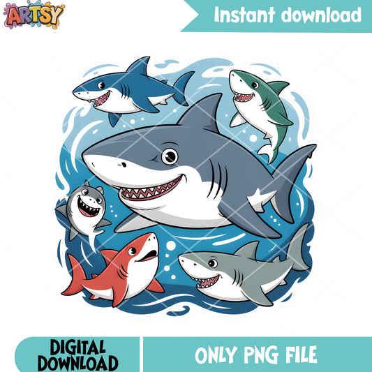 Sticker shark poster disney png, bruce the shark png, poster nemo png