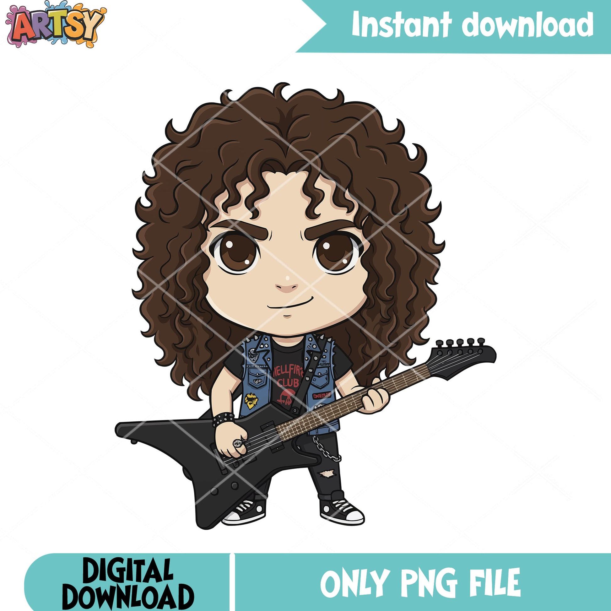 Stranger eddie png, stranger things png, horror movies ​png