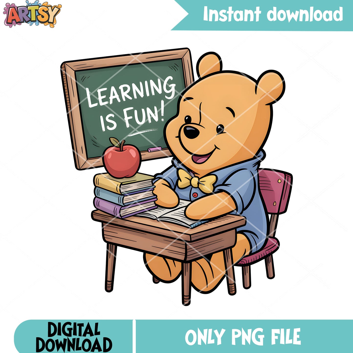 Student bear learn png, winnie the pooh movie png, pooh movies png