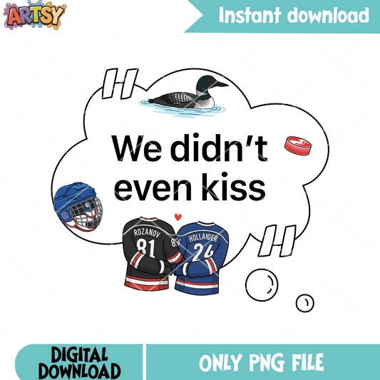 Stupid duck hockey didnt kiss png, montreal voyaguers png, hockey vibes png
