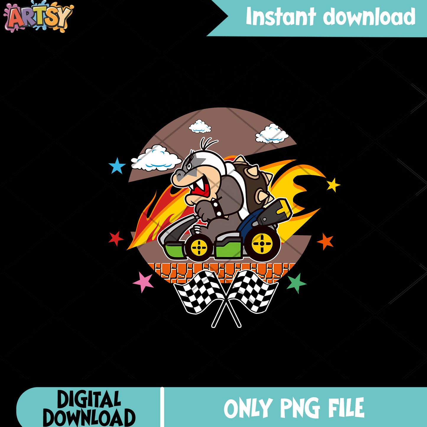 Super Mario morton png, Mario Kart png, Video game png