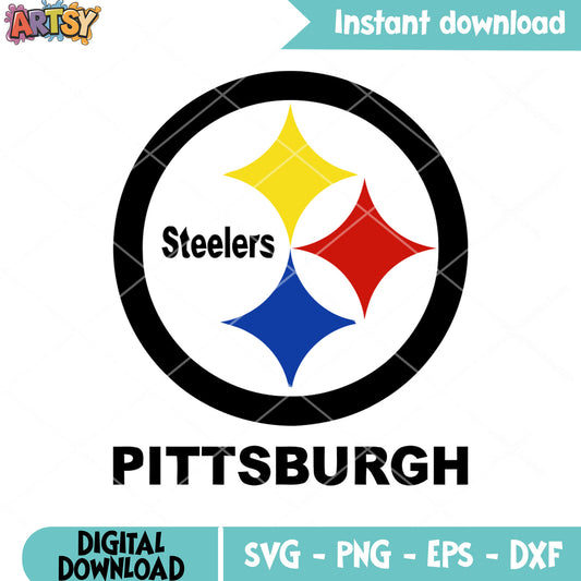 Super bowl champion svg, pittsburgh steelers svg, afc svg