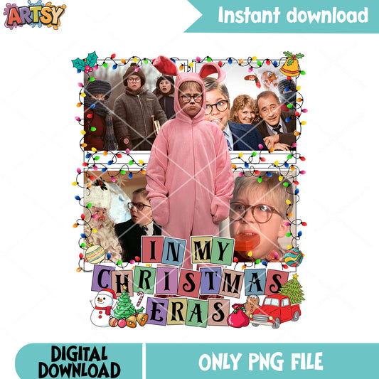 Super cute Ralphie Parker png, jingle bell png, a story christmas png