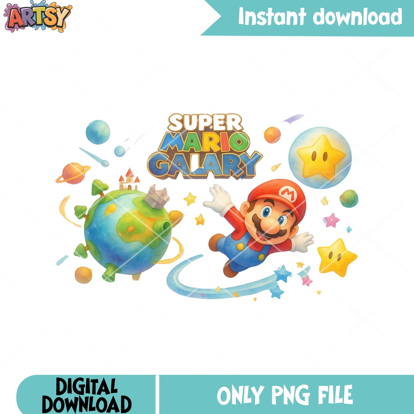 Super mario galaxy png, super mario bros​ png, nintendo switch png