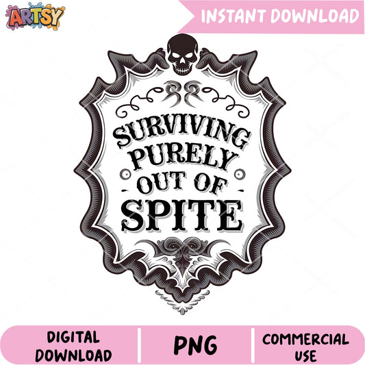 Surviving Purely Out of Spite PNG