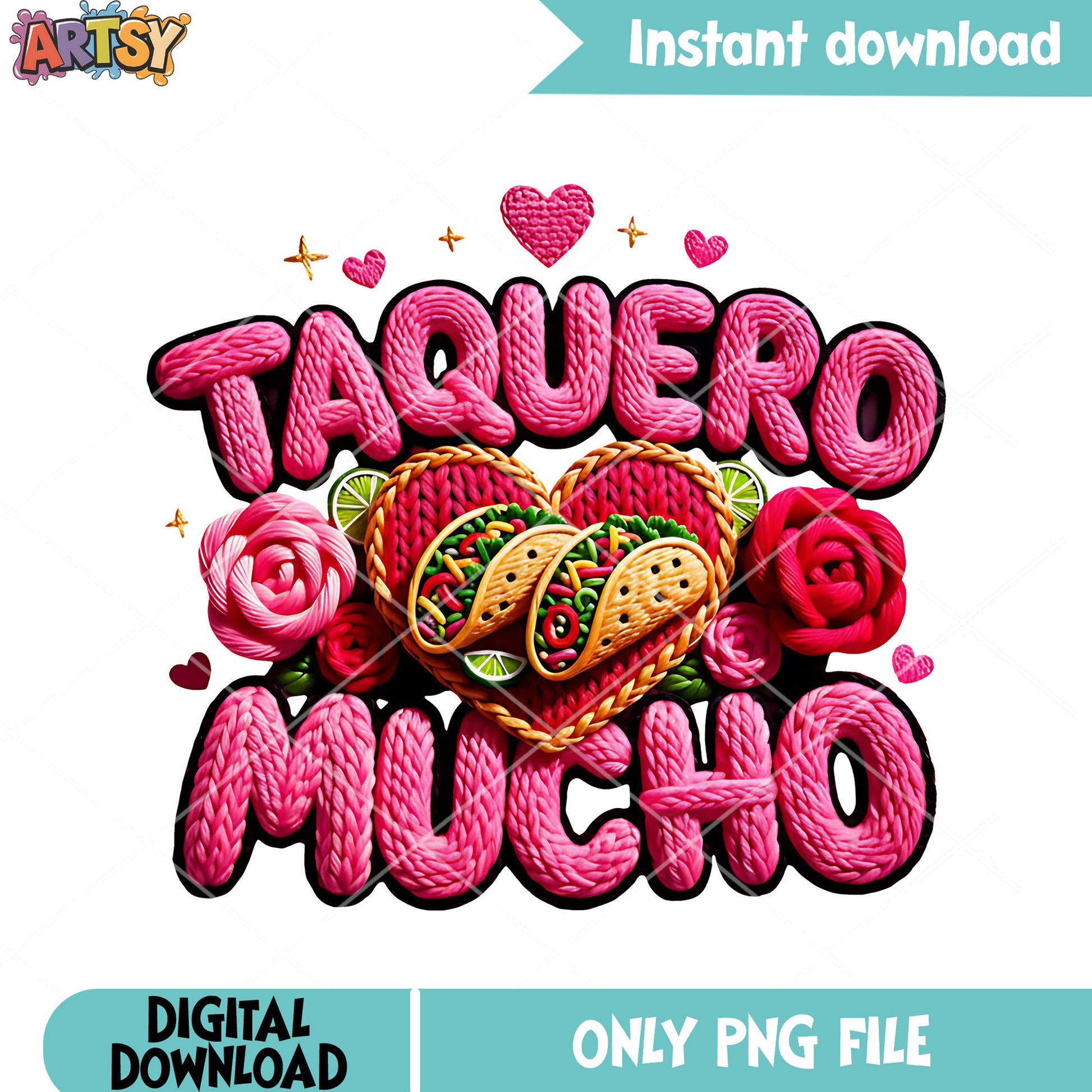 Taquero mucho​ png,valentine taco png, valentine s day png