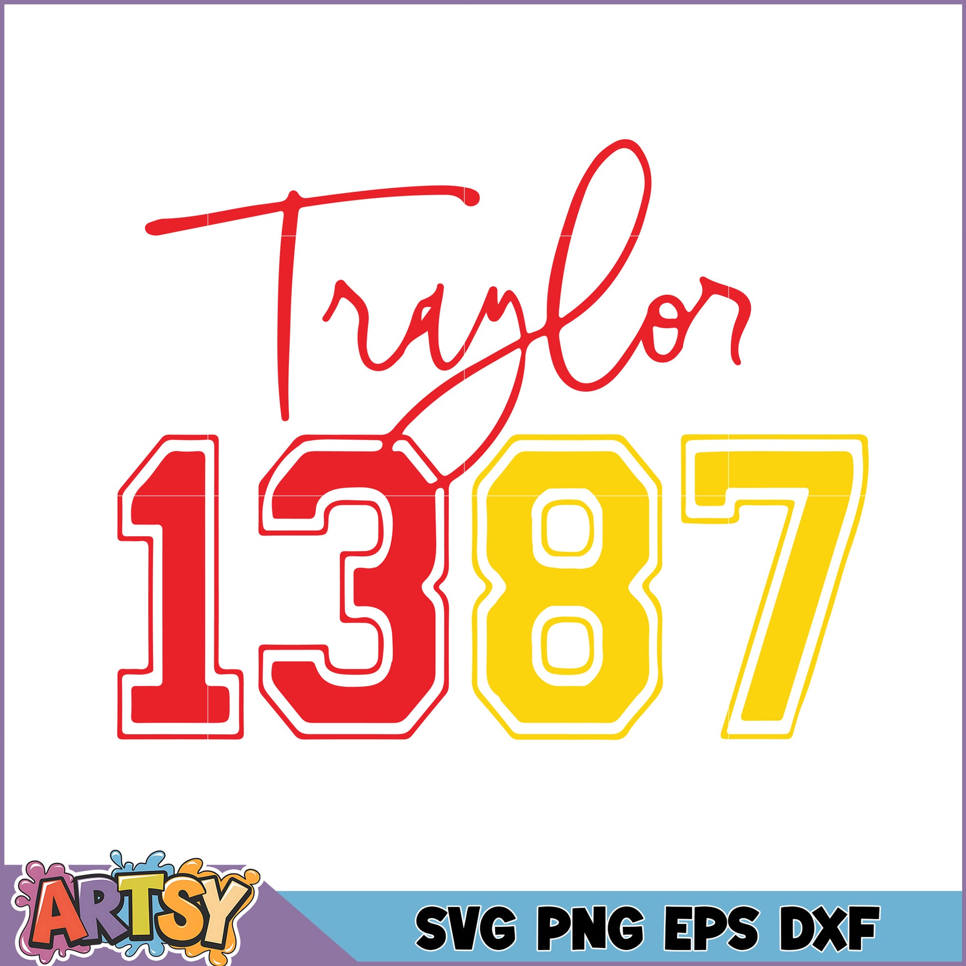 Taylor 1387 SVG Cut File