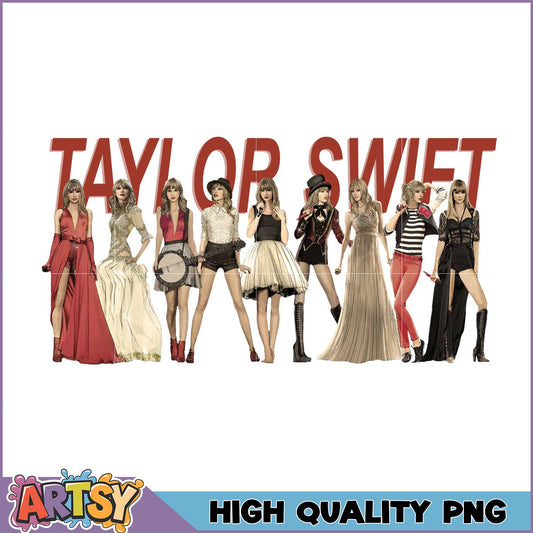 Taylor Swift Eras PNG Bundle High Quality Images