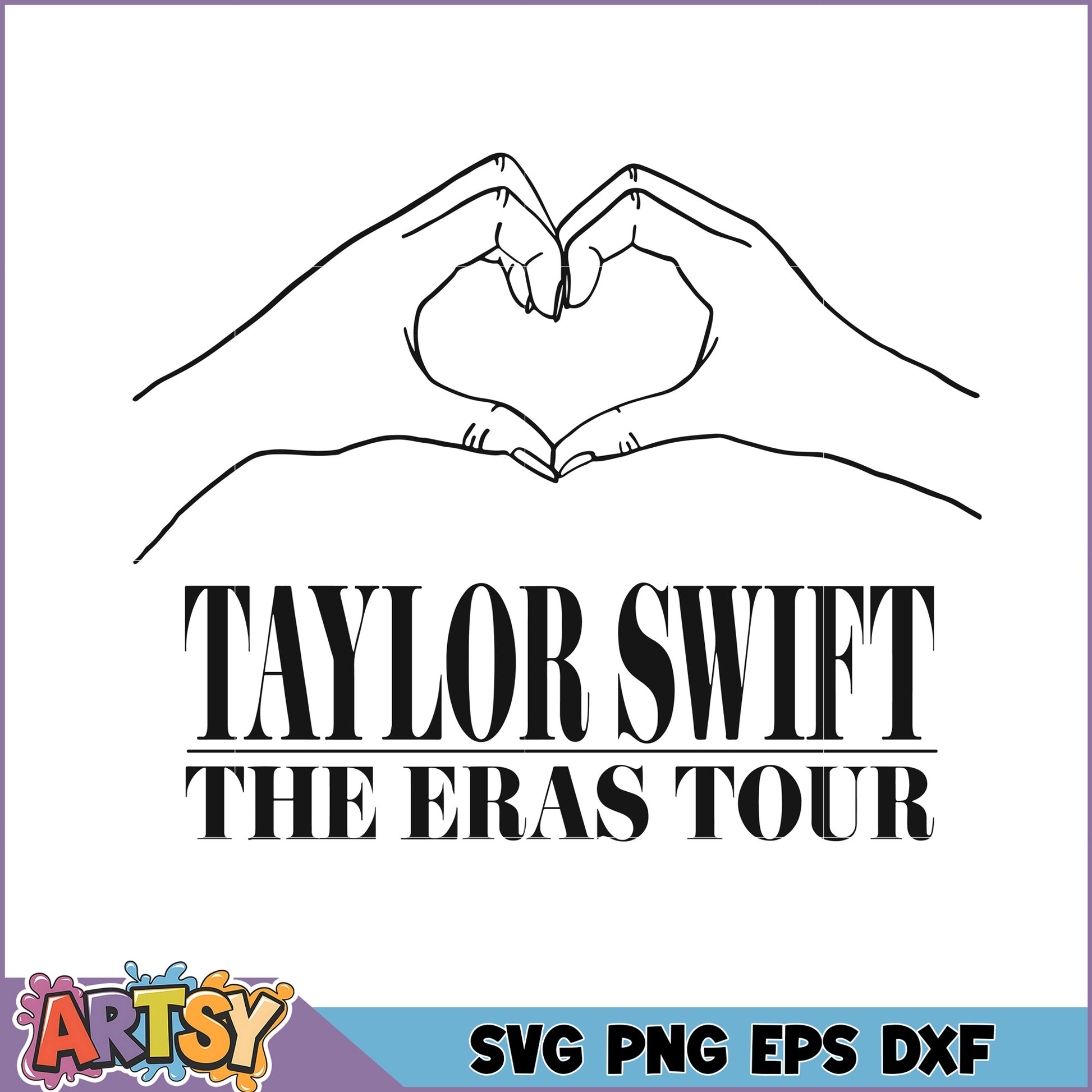Taylor Swift Eras Tour SVG Cut File