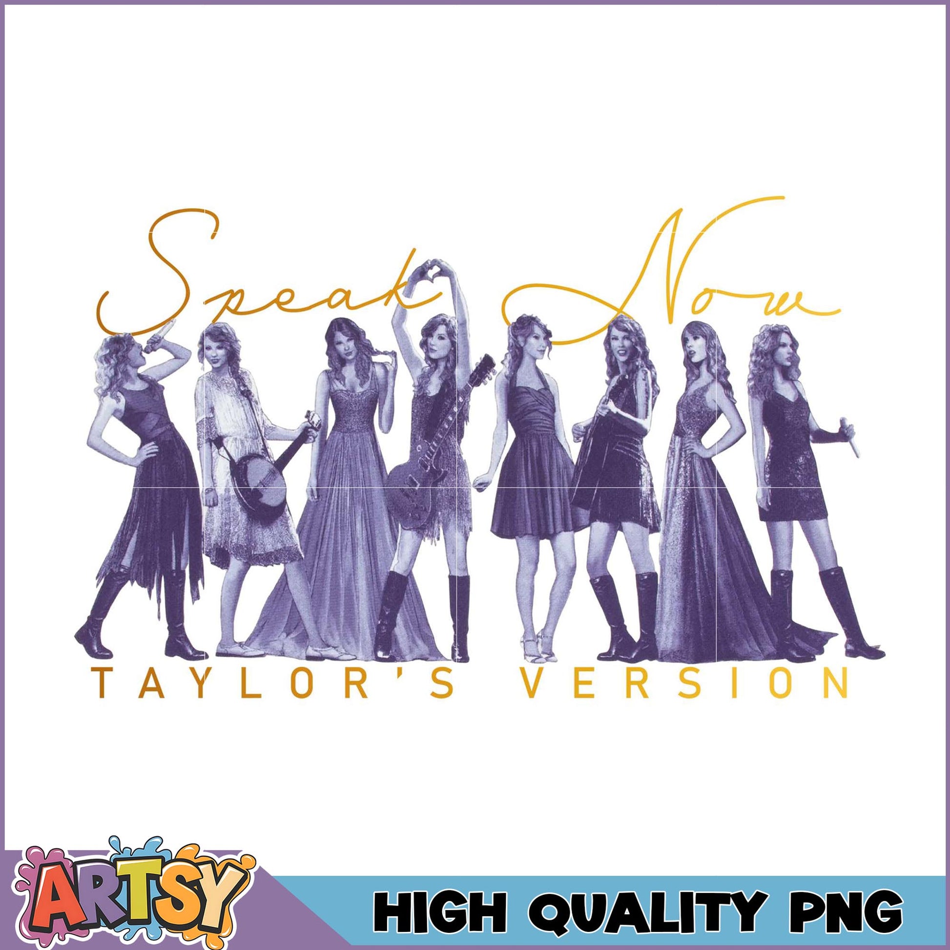 Taylor Swift Speak Now PNG Bundle High Quality