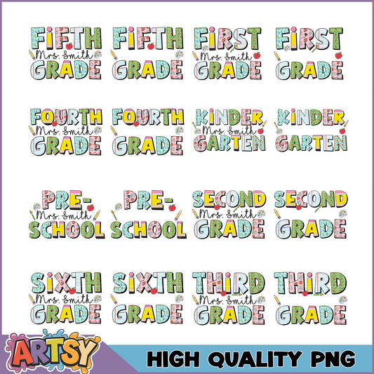 Teacher Grade PNG Bundle High Quality Images