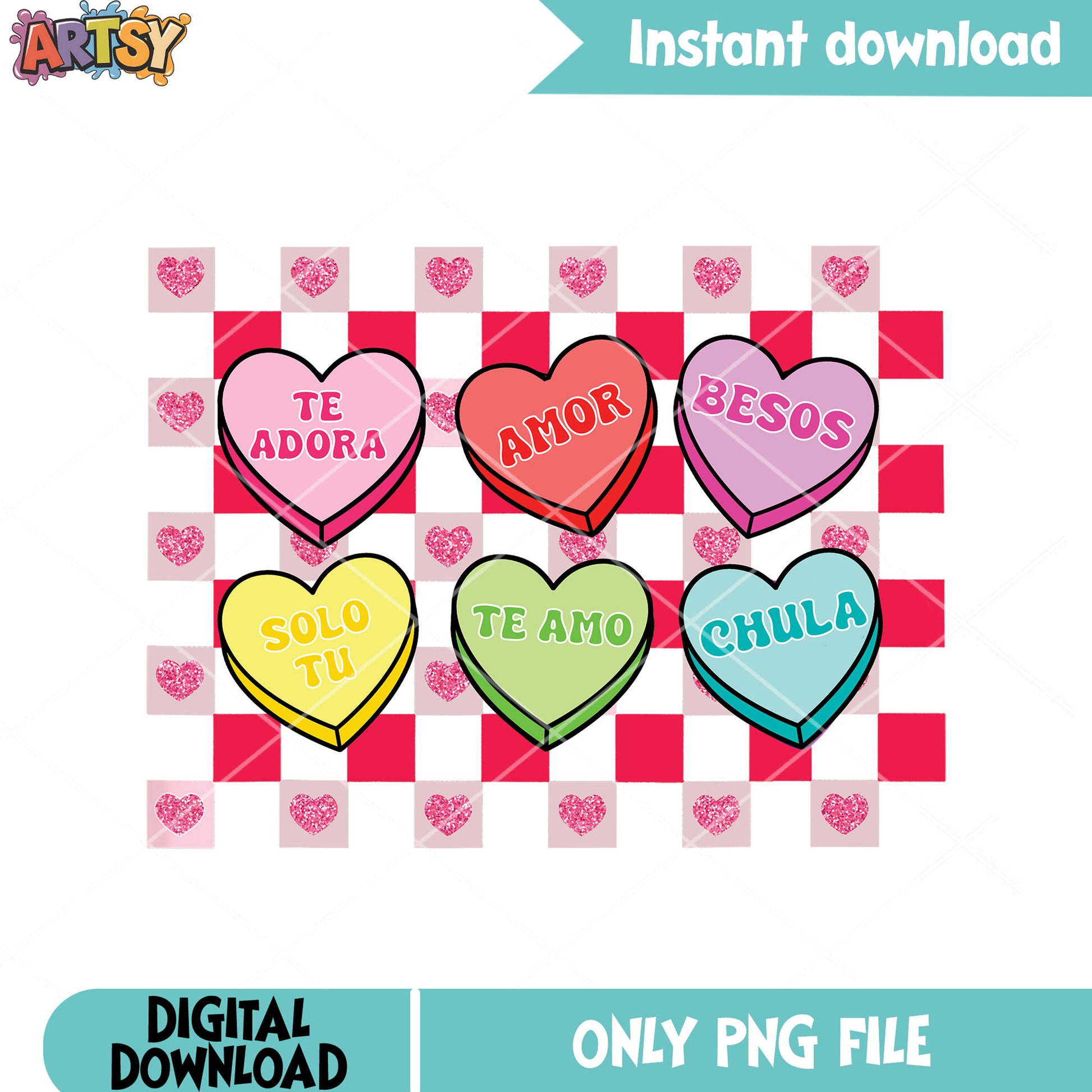Teadora amor besos png, valentine chocolate png, valentine poster png