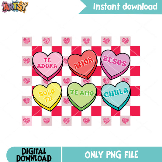 Teadora amor besos png, valentine chocolate png, valentine poster png