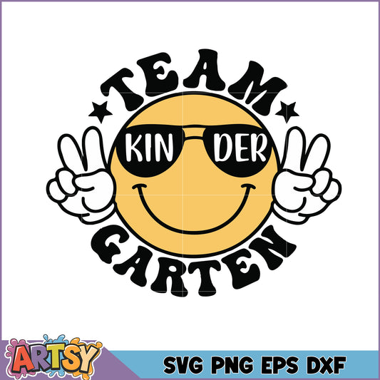 Team Kindergarten SVG Cut File