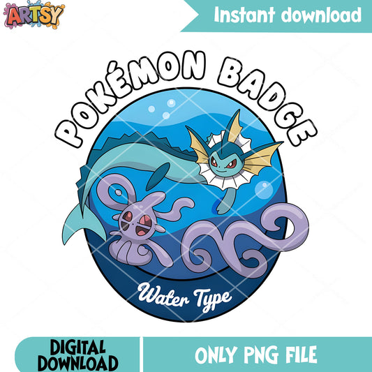 Tentacool Vaporeon png, pokemon Vaporeon png, pokemon gifts png