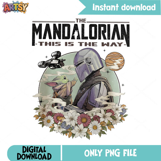 The Mandalorian This Is The Way PNG, Baby Yoda PNG, Star Wars PNG