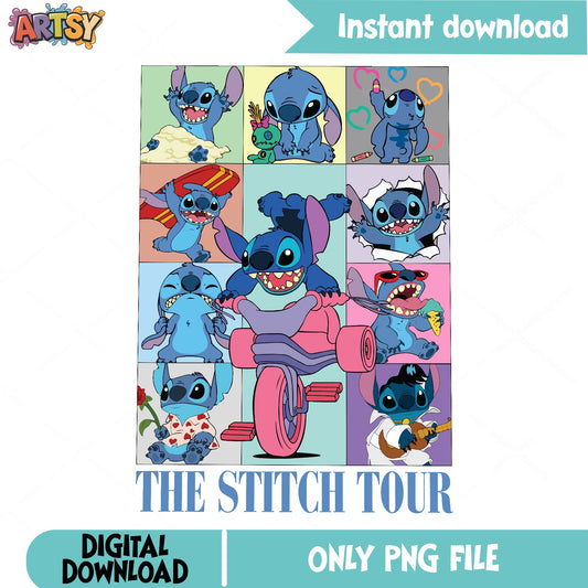 The Stitch Tour PNG, Lilo And Stitch PNG, Disney Stitch PNG