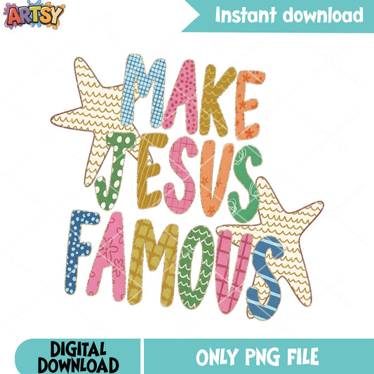 The star jesus famous png, jesus christ png, christian shirt png