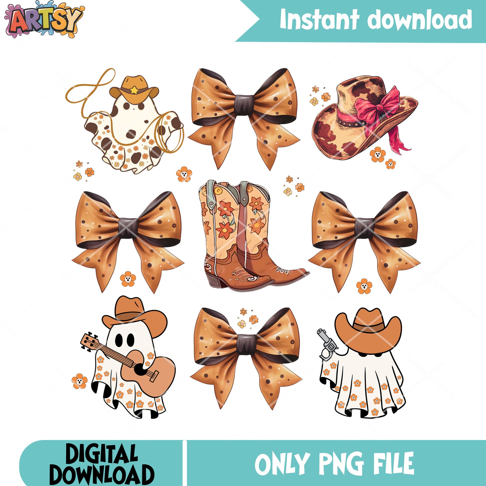 The blanket cowboy png, brown boots png, halloween scary png