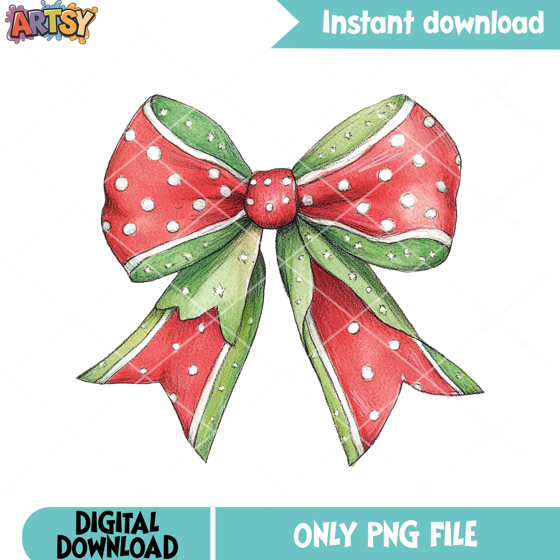 The bow tie xmas decor png, christmas bow png, merry xmas png