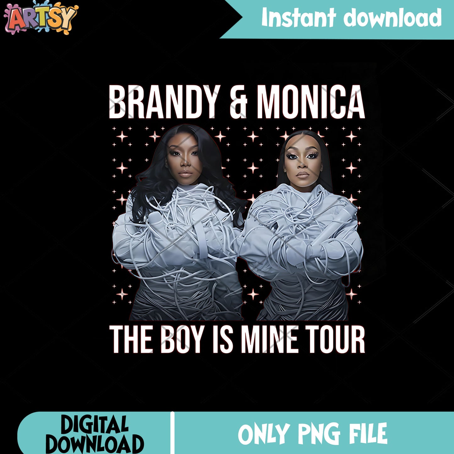 The boy is mine tour touring png, brandy png, monica png