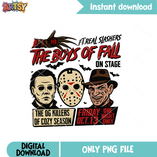 The boy of fall png, halloween killer png, horror movies png