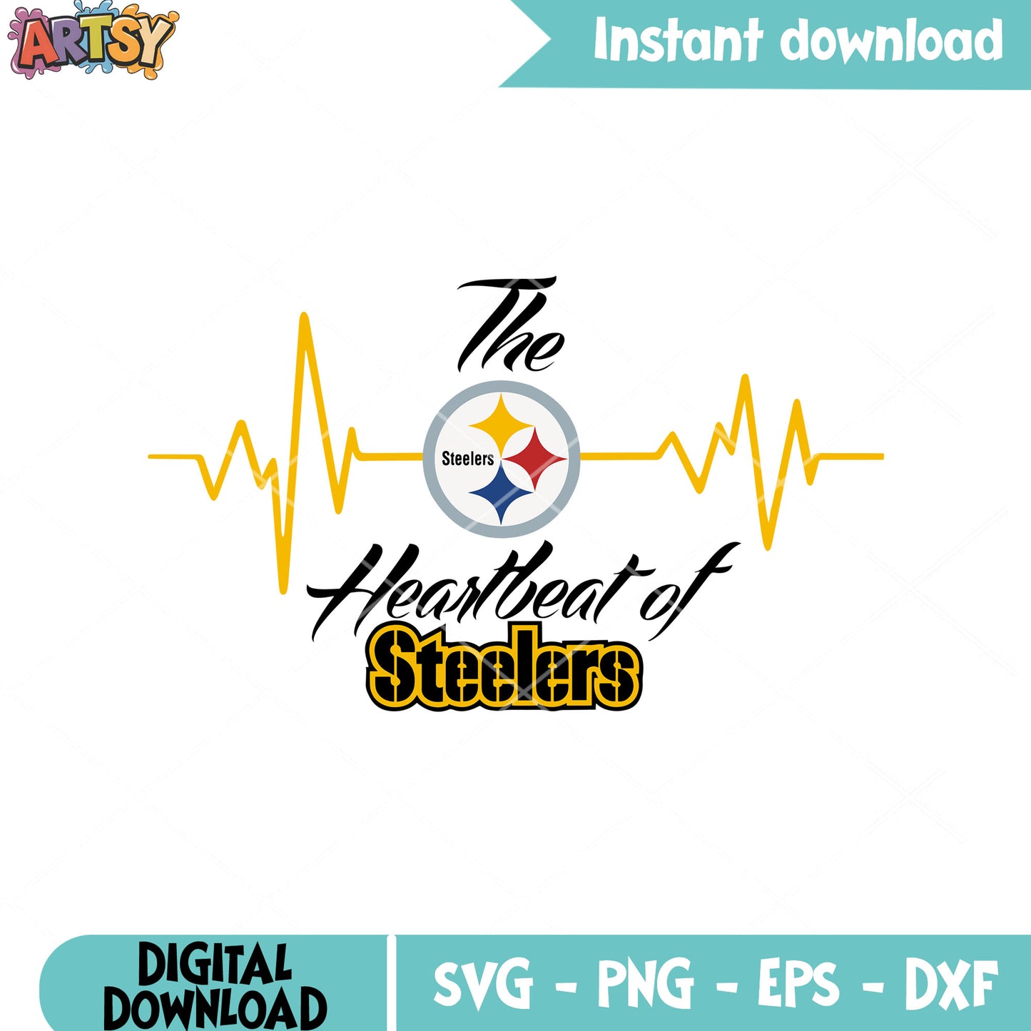 The bpm of pittsburgh football team svg, pittsburgh svg, steelers svg