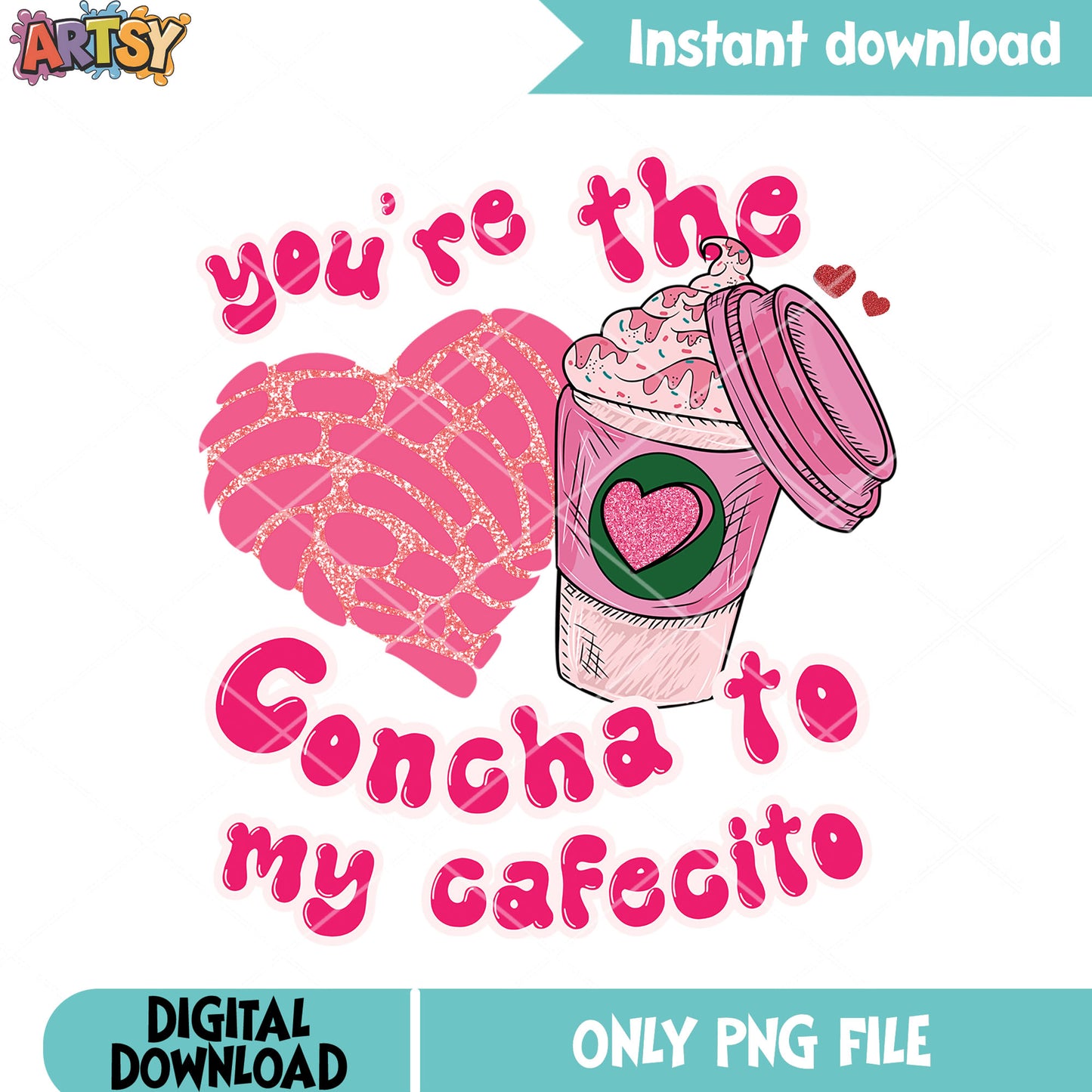 The cafecito valentinepng, valentine coffee png, valentine day png