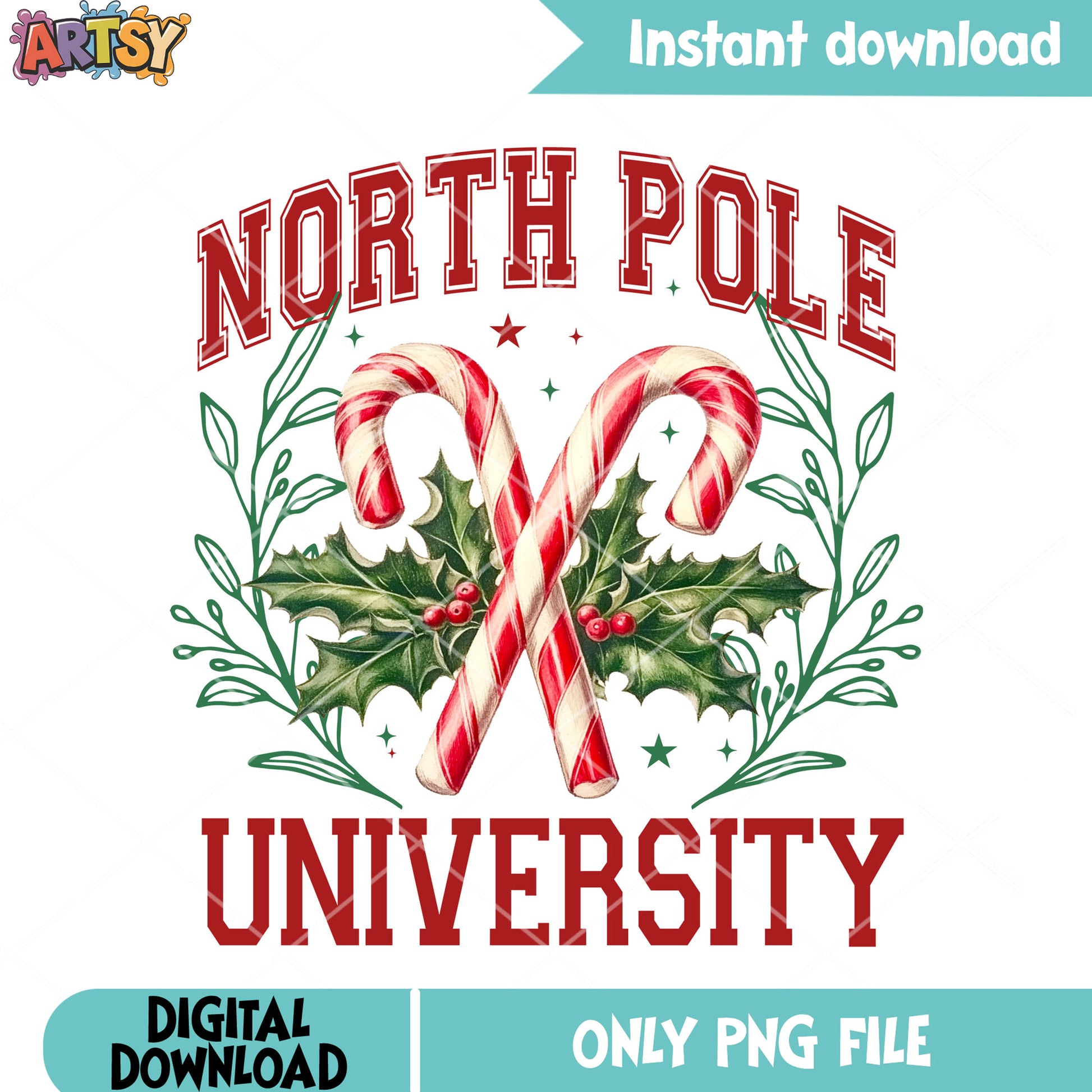 The candy cane north pole png, merry christmas png, jingle bell png