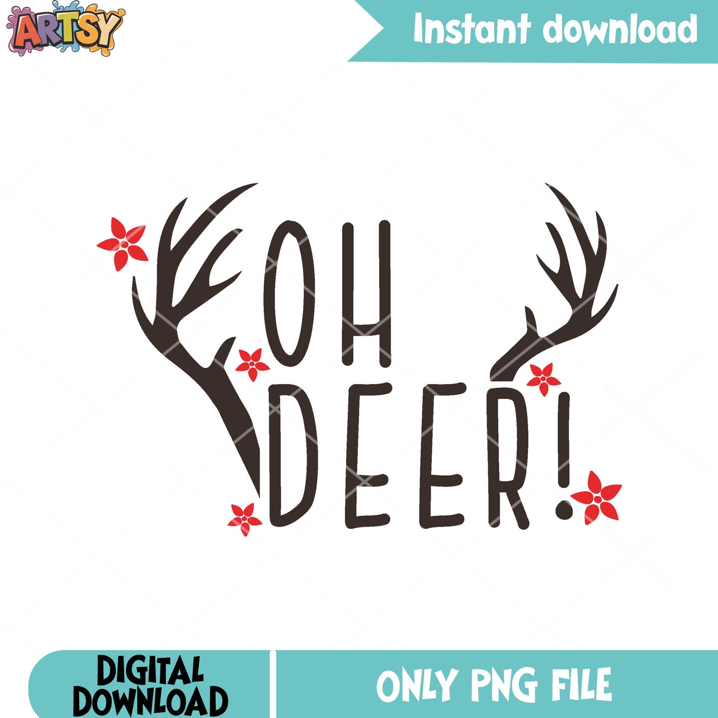 The christmas cards png, Christmas reindeer png, christmas poster png