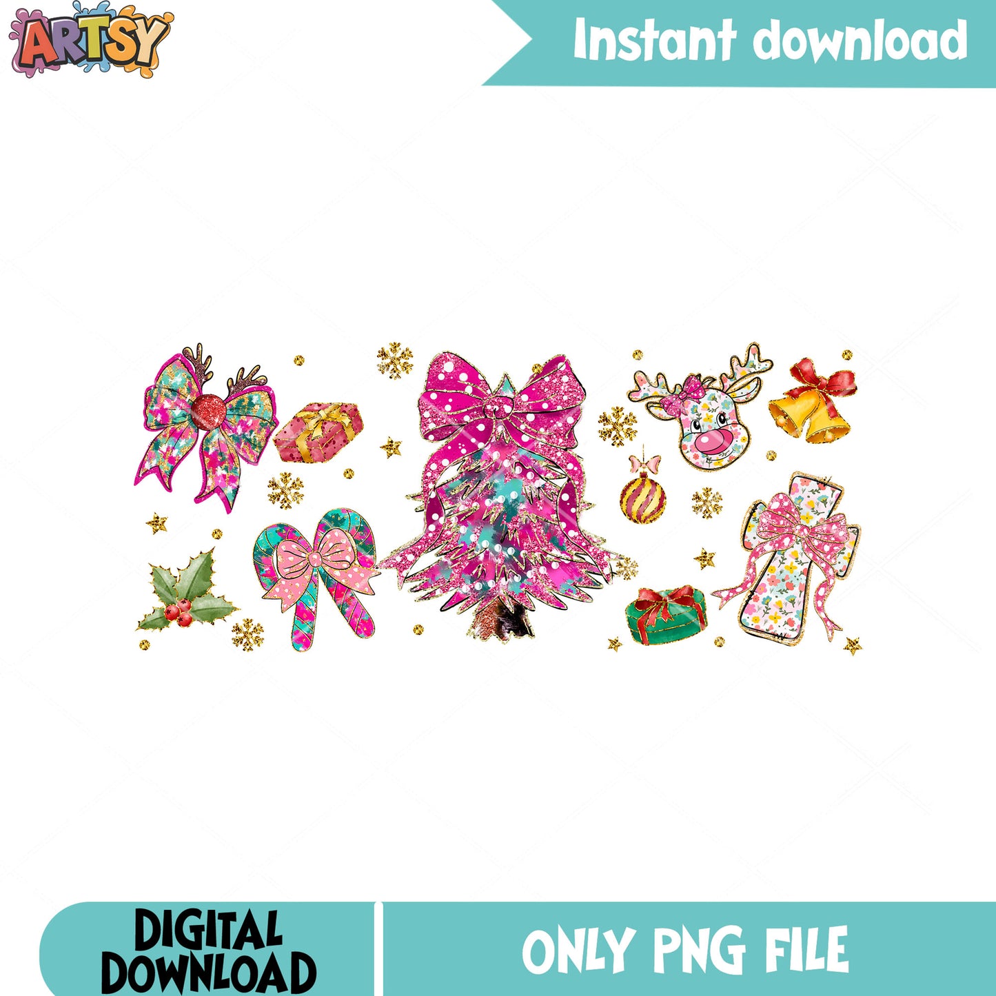 The christmas cards xmas png, xmas decorations png, jingle bell png