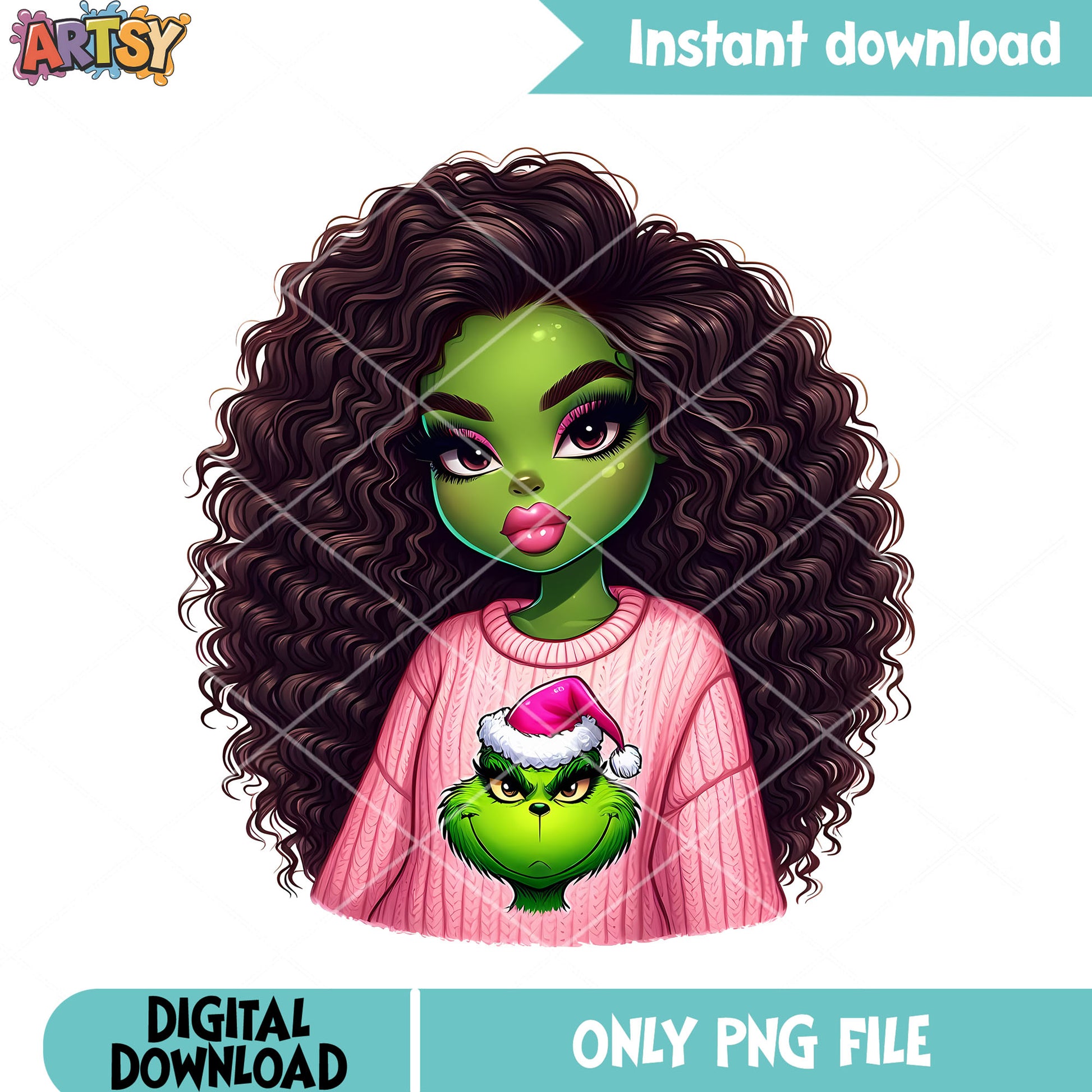 The christmas grinch movie png, christmas sweater png, the grinch png