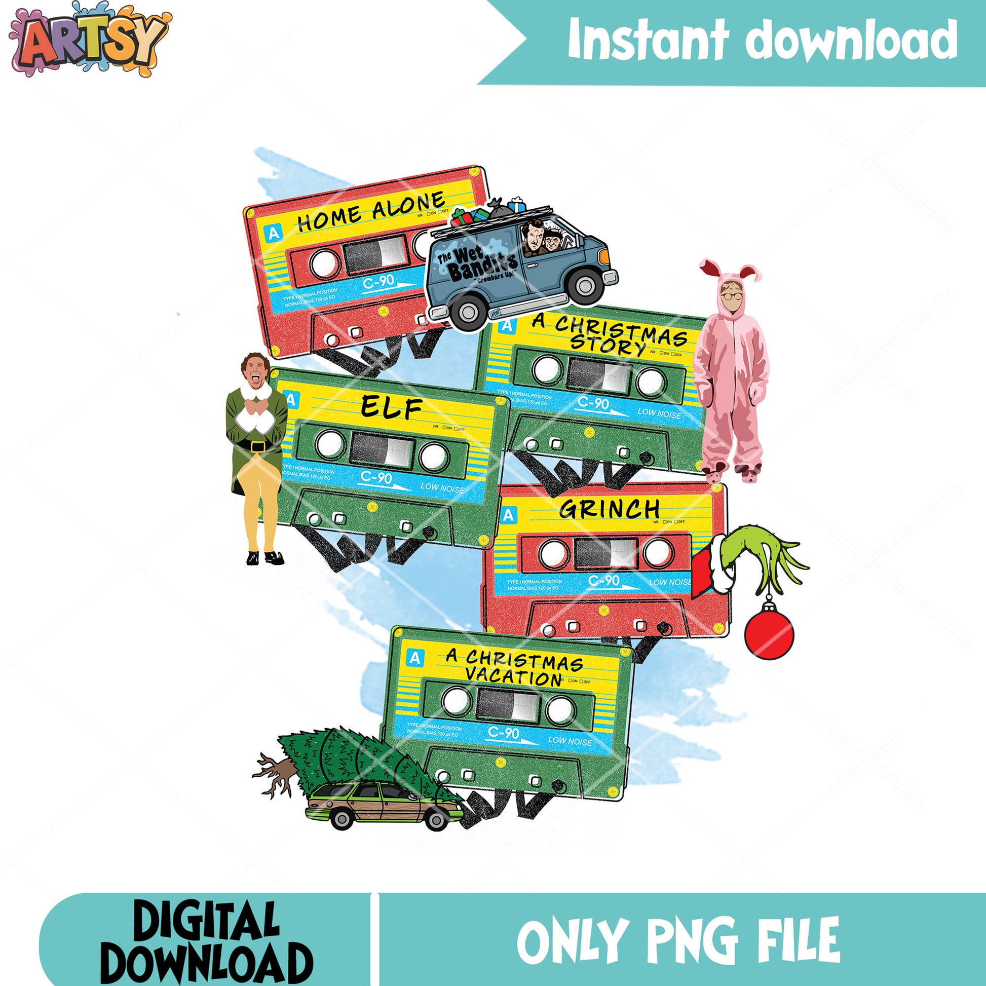 The christmas vacation png, home alone png, a christmas story png