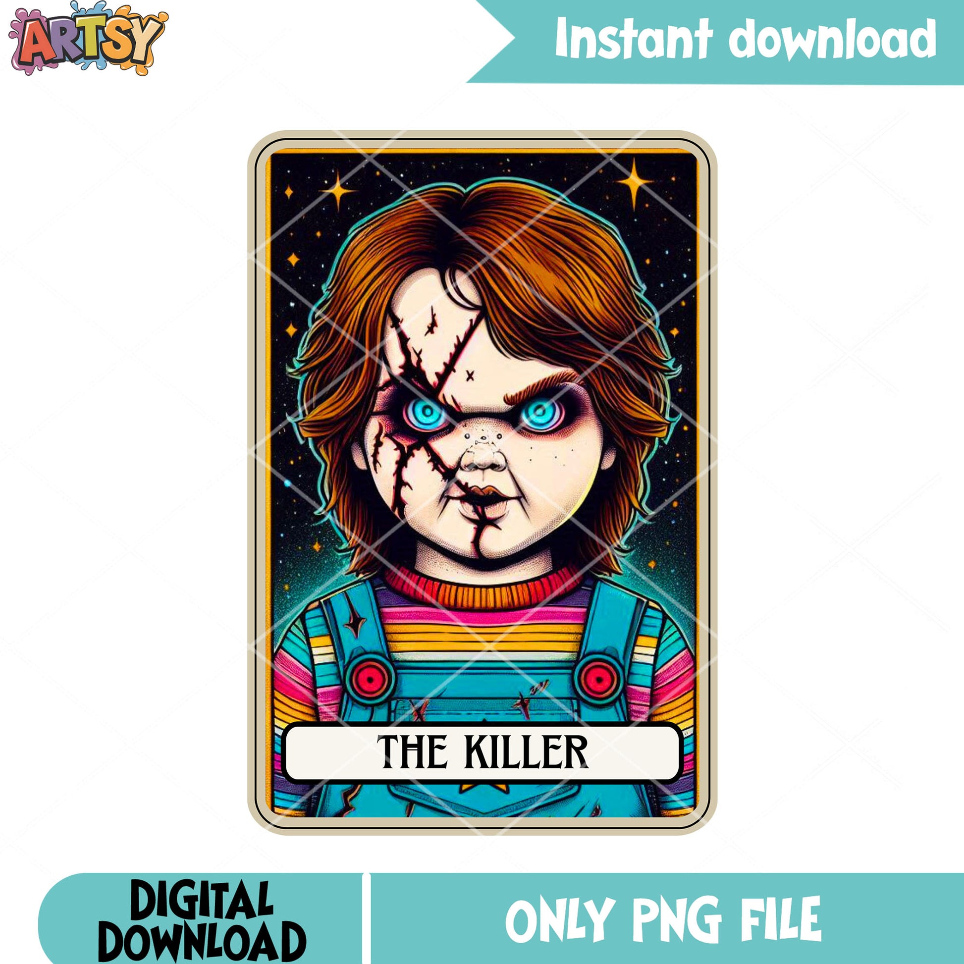 The chucky doll killer png, scared face​ png, childs play movies png