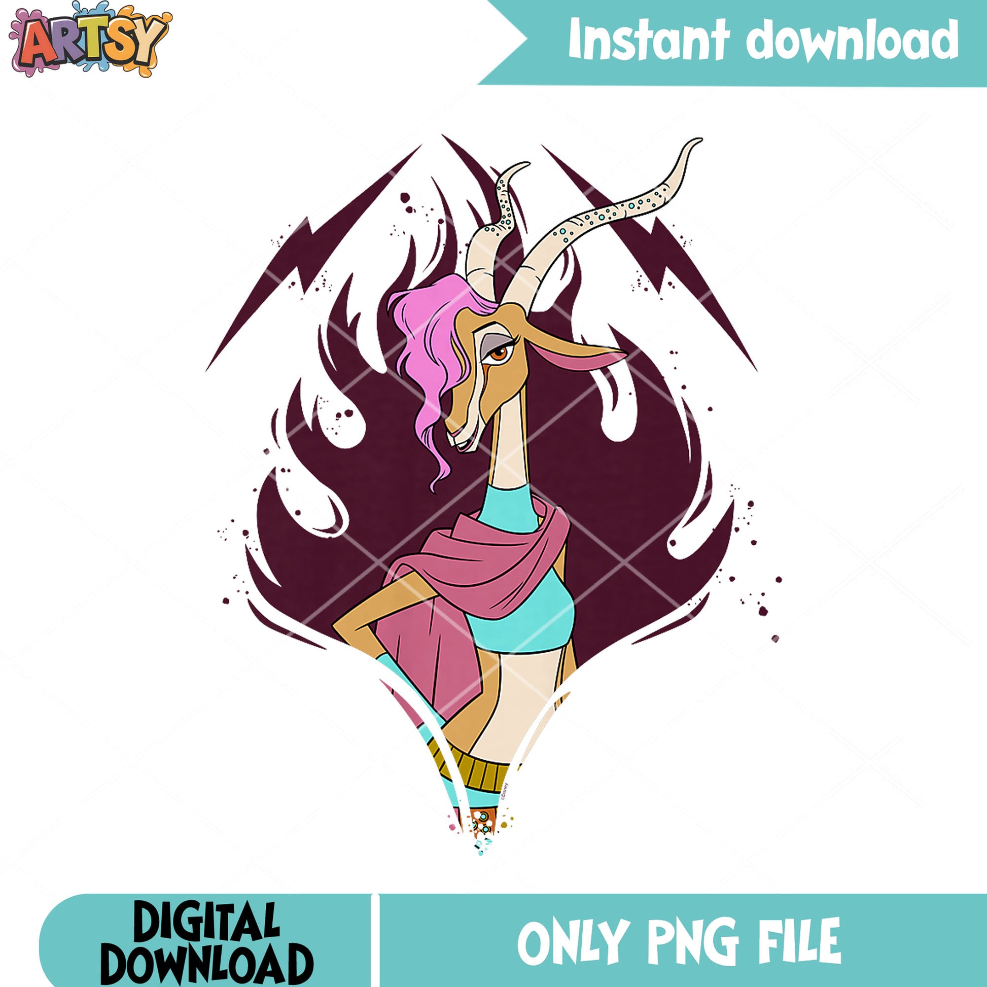 The dark fire gazellepng, gazelle zootopia png, disney zootopia png