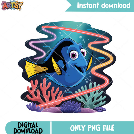 The dory vibes fish png, finding nemo png, dory disney png