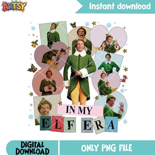 The elf assistant christmas png, buddy the elf png, elf movie png