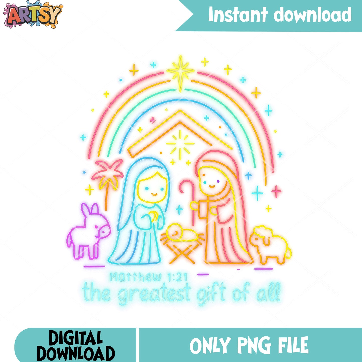 The greatest gift of all png, christmas gifts png, merry xmas png