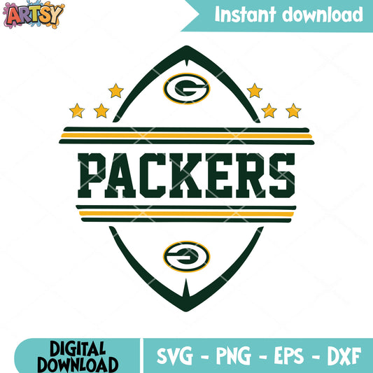 The green bay packers logo svg, packers svg, wisconsin football​ svg