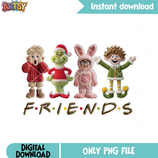 The grinch png, christmas png, Ralphie from A Christmas Story png