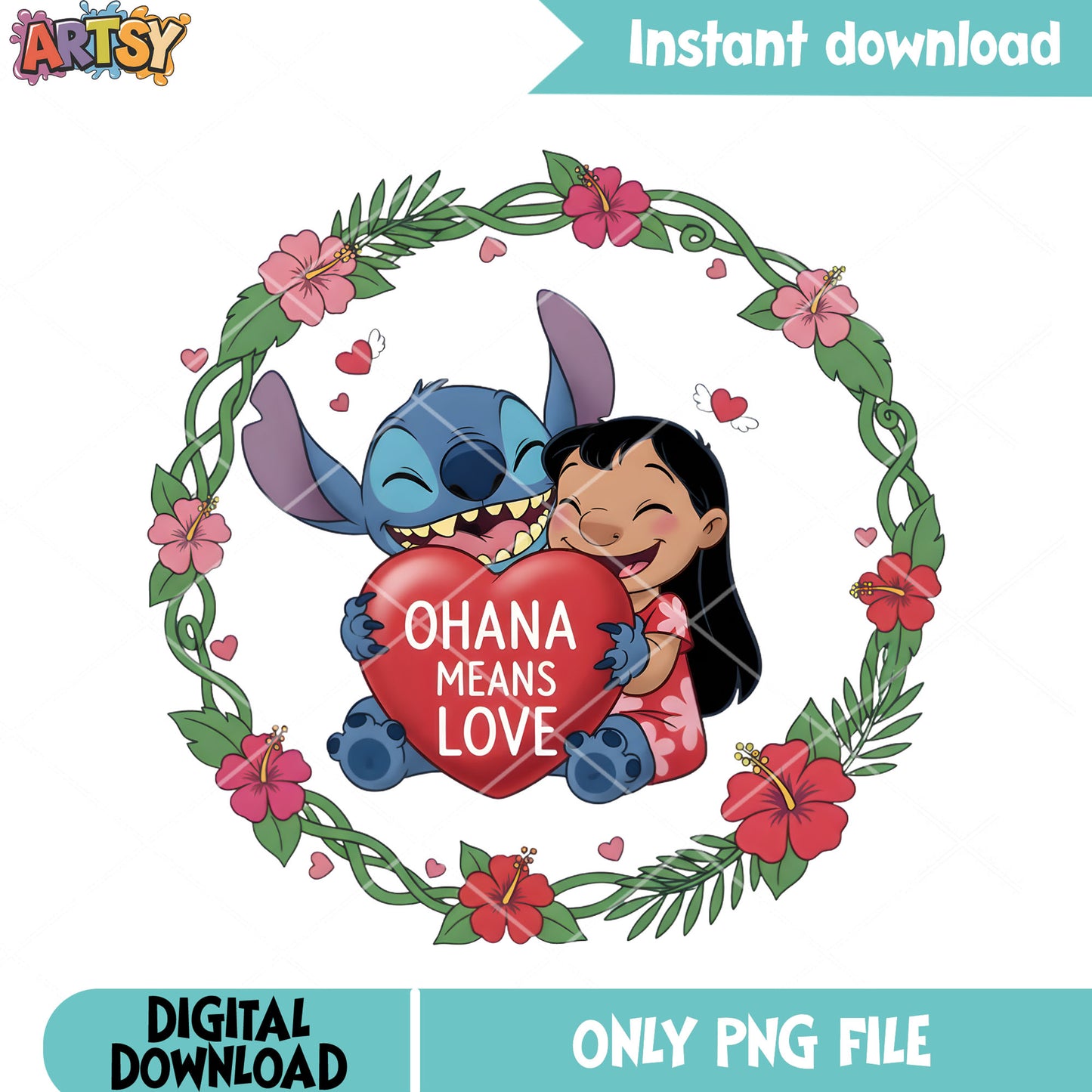 The happy valentine stitch lilo png, lilo and sittch png, valentine png