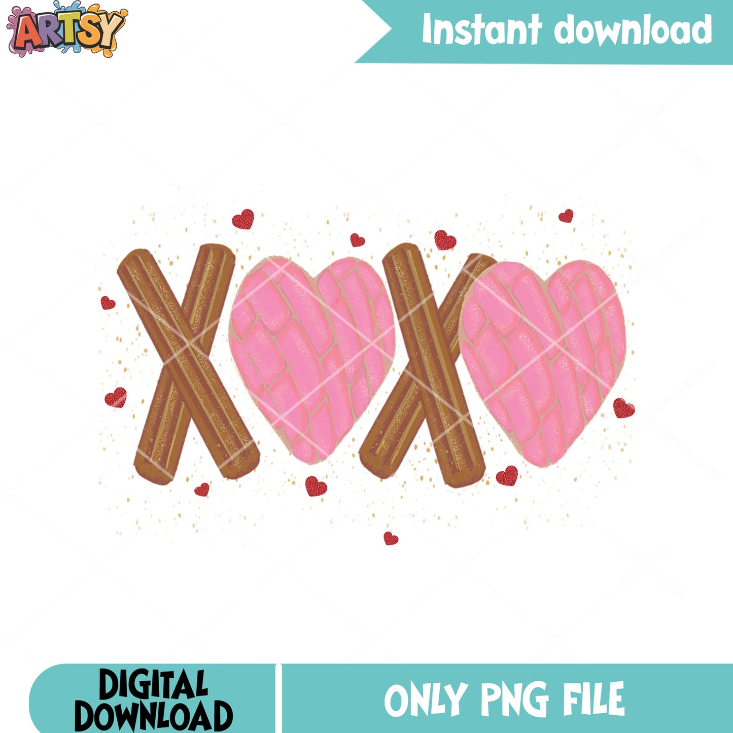 The hug and kisses valentine snack png, valentine png, happy valentine png