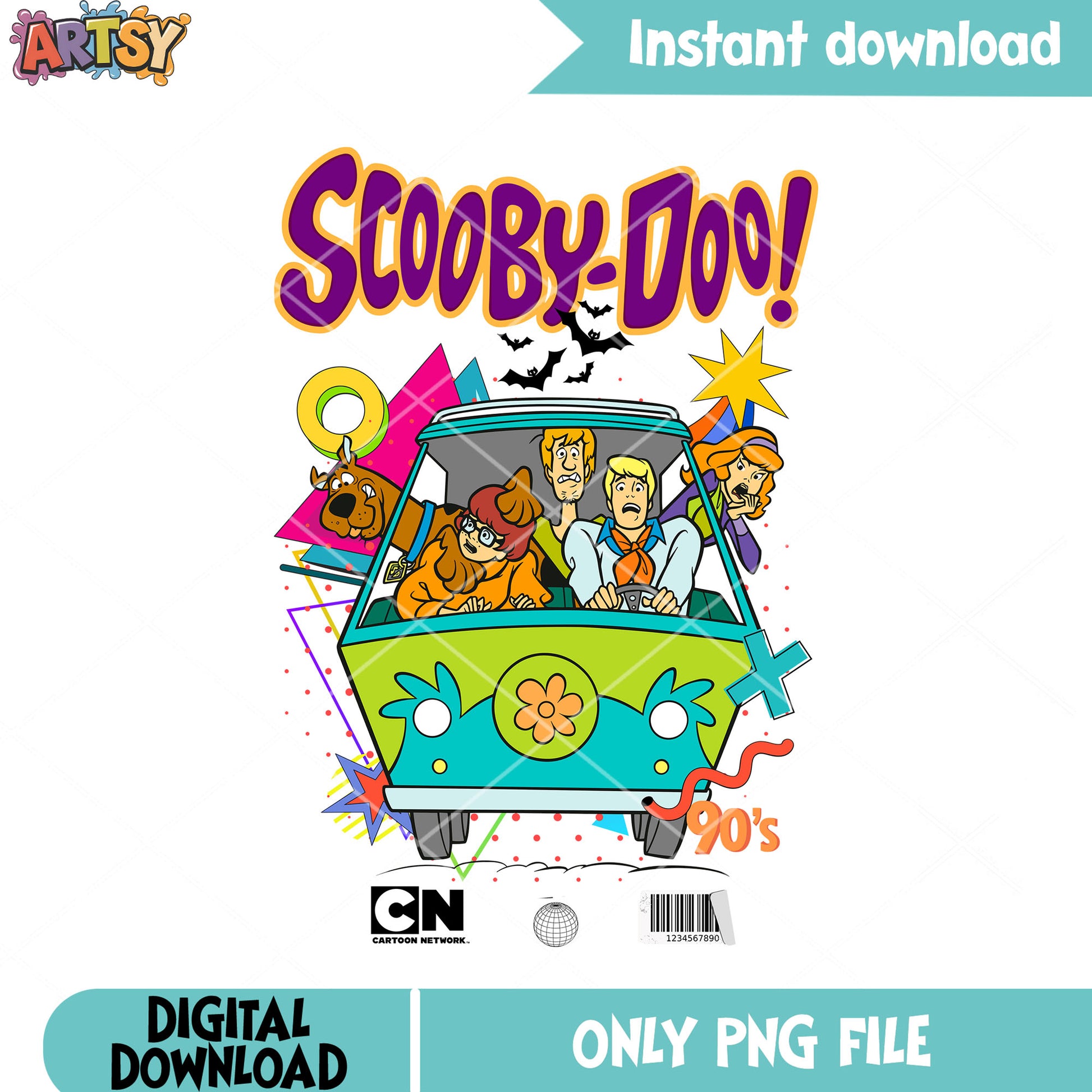 The mystery machine png, characters scooby doo png, Retro cartoon png