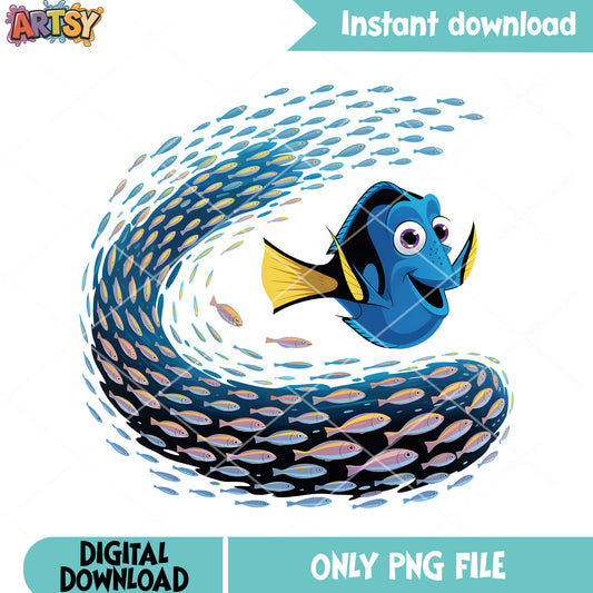 The nemo love shoocl fish png, dory nemo png, disney vibes png
