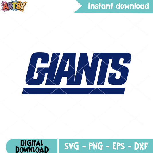 The new york football giants svg, new york giants svg, nfl svg