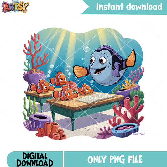 The ocean dory nemo class png, disney fish png, disney dory png