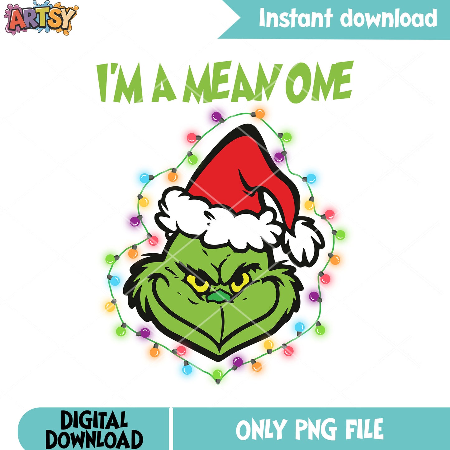 The one grinch santa hat png, christmas png, grinchmas png