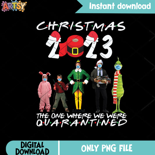 The one where we were xmas png, the grinch png, clark grisswold png