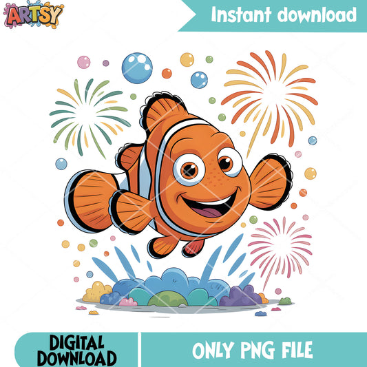 The orange marlin png, poster nemo png, clownfish marlin png