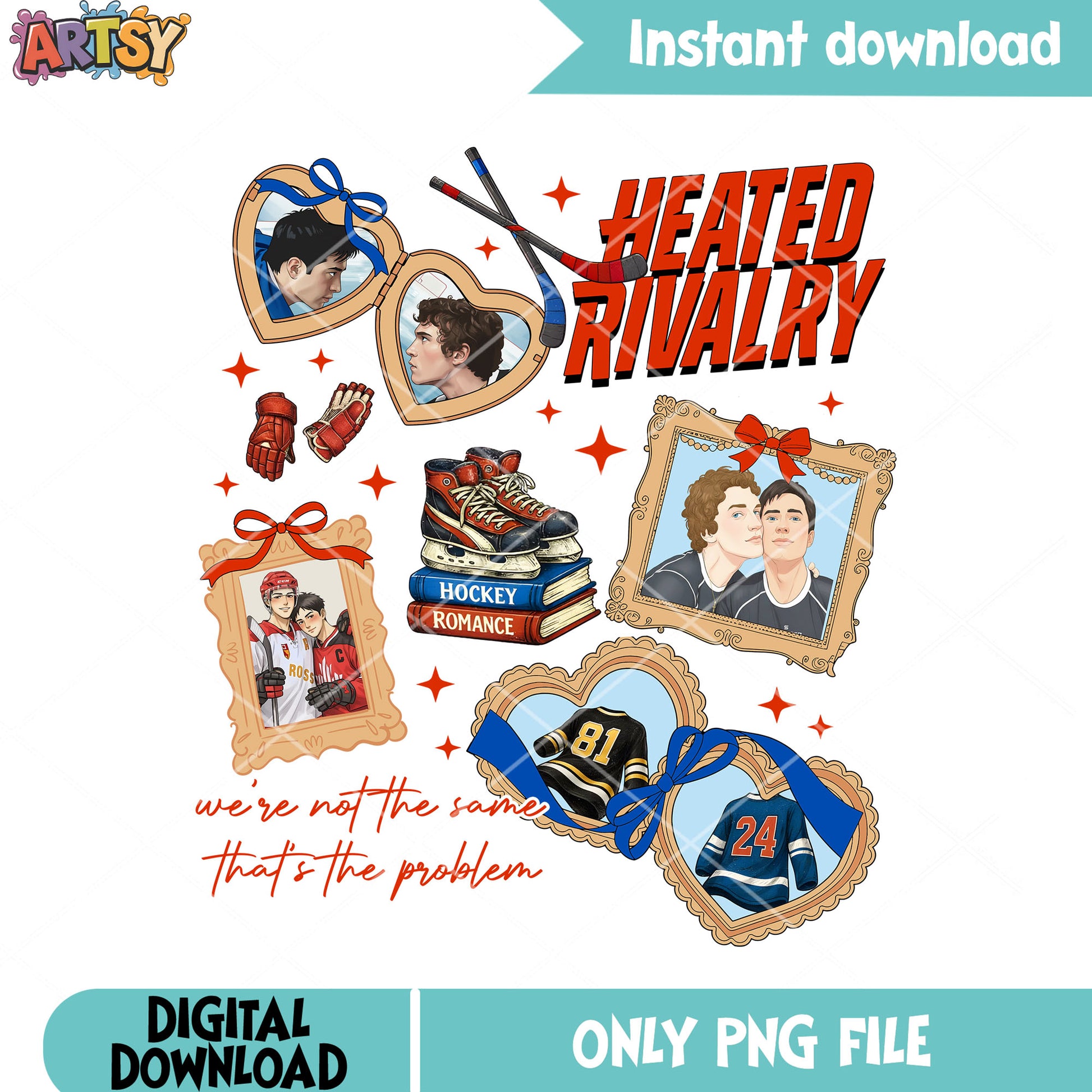 The problem we not the same png, hockey jersey png, gay couple png